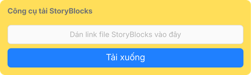 Tool tải video StoryBlocks giá rẻ